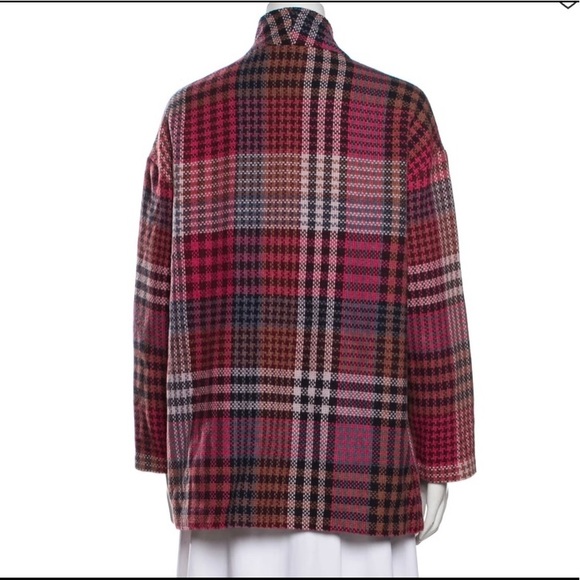 Rachel Zoe plaid coat - Picture 6 of 15